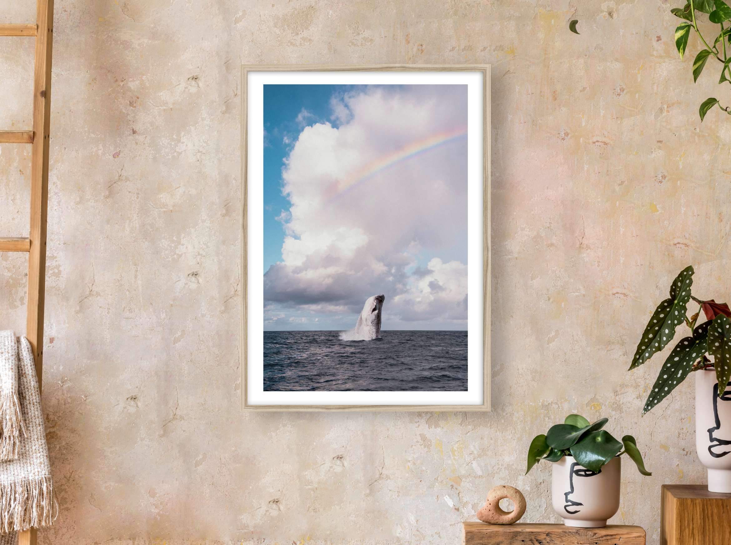 Baleine arc-en-ciel de Tahiti