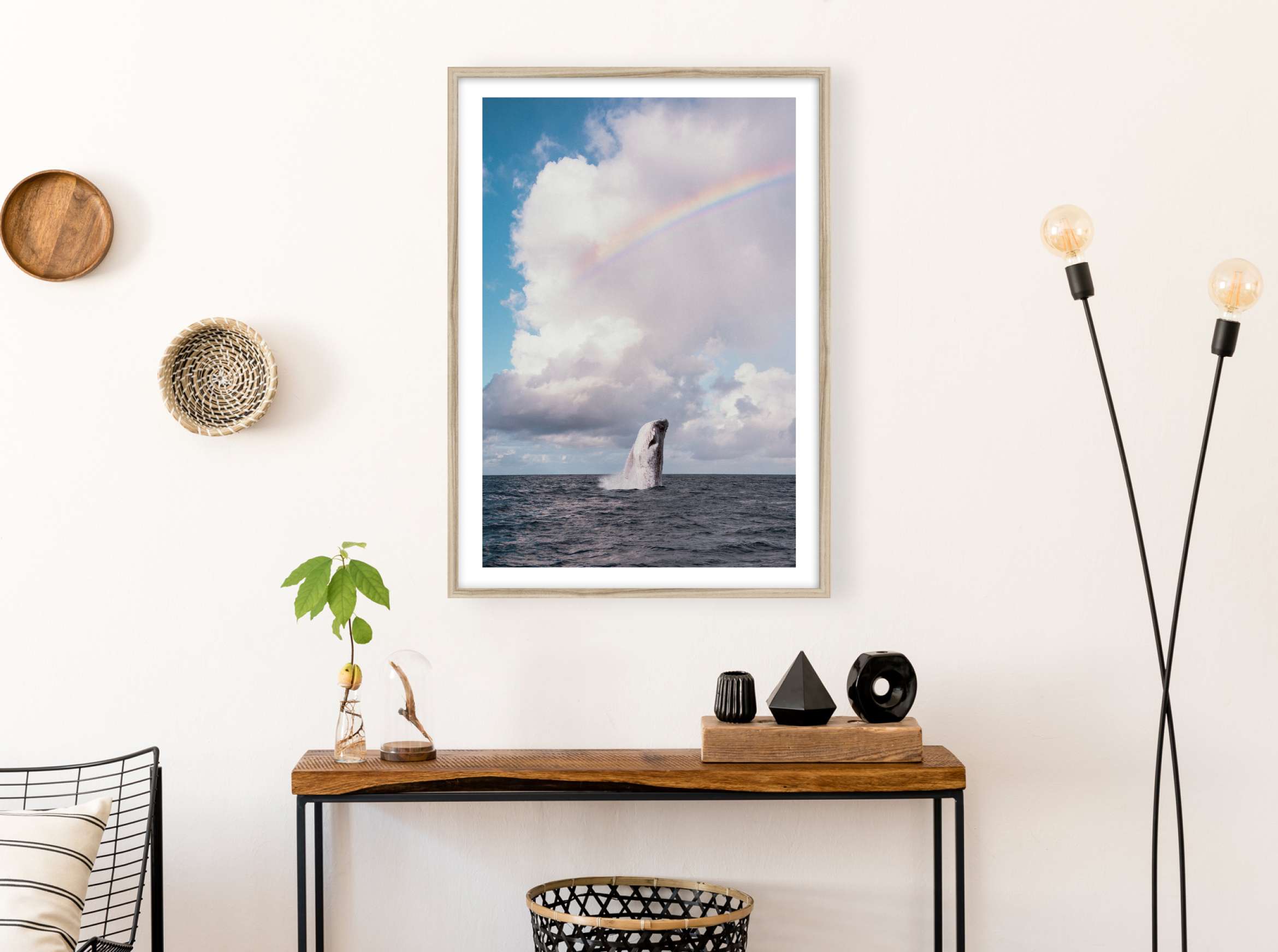 Baleine arc-en-ciel de Tahiti